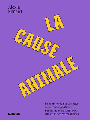cover image of La cause animale